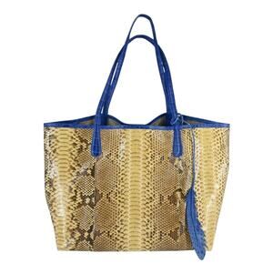Nancy Gonzalez Erica Python Leather Large Tote Bag